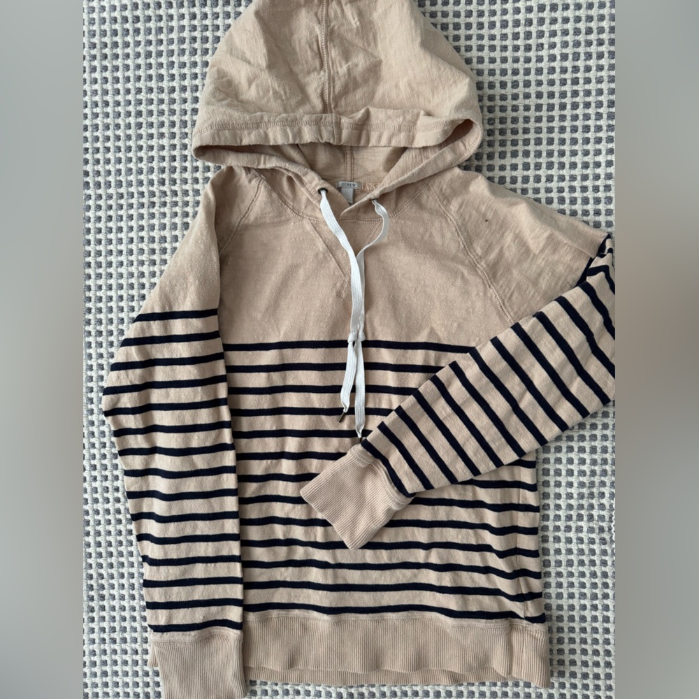 J.Crew vintage striped hoodie